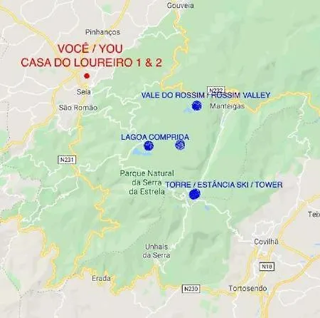 Casa Do Loureiro 1 - - Serra Da Estrela سيا